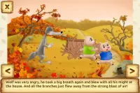 Three Little Pigs - Fairy Tale with Games Screen Shot 3