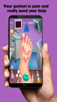 Little Doctor Game 2 (Foot care) Screen Shot 5