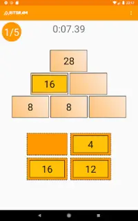 pyramides numériques - puzzle mathématique Screen Shot 12
