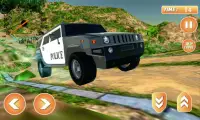 offroad simulador polícia jeep Screen Shot 5