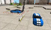 Автомобиль Мускула Стоянка 3D Screen Shot 1