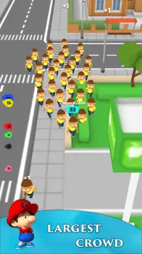 Crowd Run 3D : Multiplayer Screen Shot 4