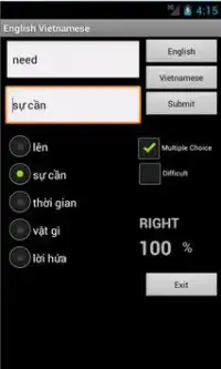 Learn English Vietnamese Screen Shot 0