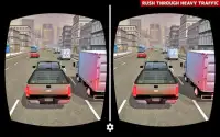 VR crazy car traffic racing Screen Shot 1