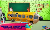 School Bus Cleanup & Repair: Cleaning Games Screen Shot 5