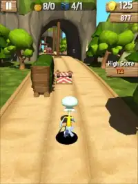 Sponge jungle run : Subway Games Screen Shot 1