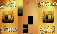 gold piano - online piano Screen Shot 1