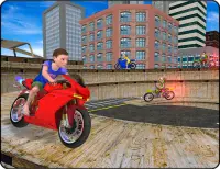 Kids Motorbike Stunts Master Roof Top Arena 2018 Screen Shot 11