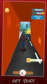 Super Heroes Runner : Subway Adventure Screen Shot 1