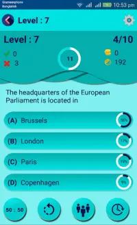 World GK Quiz : General Knowledge Quiz Screen Shot 2