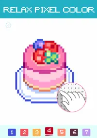 Pixel Art Food And Drink Color By Number Screen Shot 4