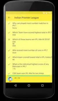 Cricket Quiz Screen Shot 4