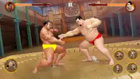 Sumo Wrestling Fighters: Sumotori Grand Tournament Screen Shot 2