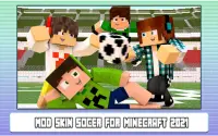 Mod Skin Soccer for Minecraft 2022 Screen Shot 4