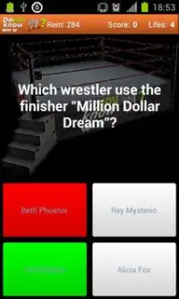 Do you know?  Wrestling Quiz Screen Shot 2