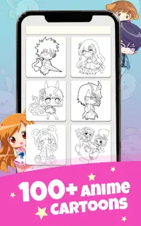 Anime Chibi Boys Genius Cartoons Screen Shot 2