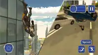 Flying super-herói Panther Rescue missão assalto Screen Shot 5