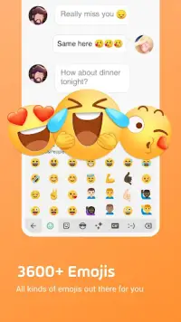 Facemoji Emoji Keyboard Lite:D Screen Shot 1