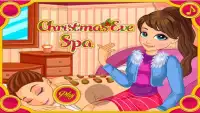 Beauty Spa Makeover Бесплатные рождественские игры Screen Shot 0