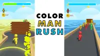 Color Man Rush - Koşu oyunu Screen Shot 0