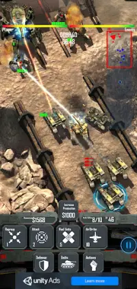 Mech Front Assault: Tank RTS Screen Shot 3