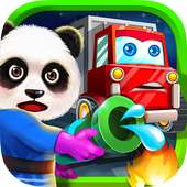 Panda Truck Driver: Rescue Fun