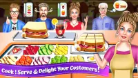 Sandwich Cafe: Fast Cooking Game Screen Shot 2