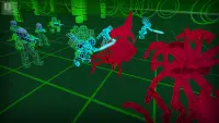 Stickman Neon Warriors: Spiders Battle Screen Shot 2