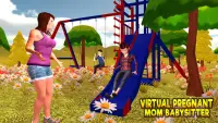 Virtuelle Mom Babysitter Tages Family Game Screen Shot 3