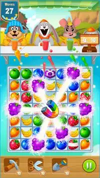 Candy Fruit rivlas crushing Screen Shot 1