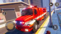 911 Rescue Fire Truck Games 3D Screen Shot 0