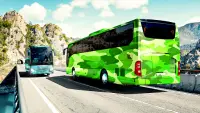 Army bus simulator 3D army bus driving games 2021 Screen Shot 2