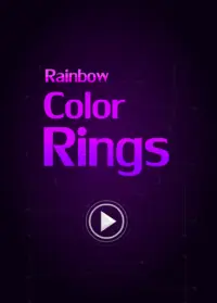 Rainbow Colour Rings - Free Puzzle Games Screen Shot 0