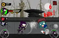 Ninja VS Zombies Screen Shot 4