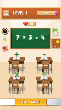 बच्चा गणित खेल - डिवीजन प्लस माइनस जानें Screen Shot 3