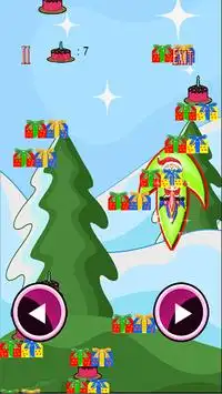 Papá Noel saltando juegos Screen Shot 3