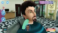 real Barbero tienda corte salón 3d pelo Cut juegos Screen Shot 1
