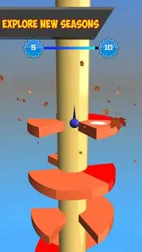 JUMPY Hilex Color Bounce Ball Tower Screen Shot 4