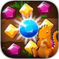 Jewels Jam: Puzzle World Dino