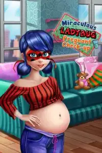 Ladybug Pregnant Mommy NewBorn Baby Screen Shot 0