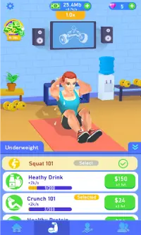 Idle Workout Success Life Screen Shot 1