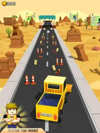 pembersih jalan - game pengumpul sampah Screen Shot 2