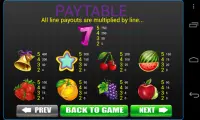 Classic 777 Fruit Slots -Vegas Casino Slot Machine Screen Shot 7
