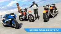 Flying Bike Game Stunt Racing Screen Shot 4