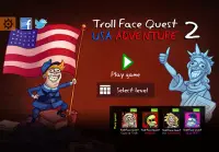 Troll Face Quest: ABD Macerası 2 Screen Shot 0