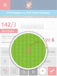 Cricket Score Pad Screen Shot 2