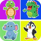 Kids memory games - Animals