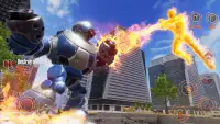 Flying Fire Super Hero Game 3D Screen Shot 3