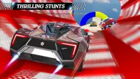 Matinding Car Stunts 3D: Turbo Karera ng Kotse Sim Screen Shot 0