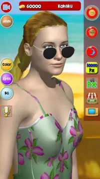 Minha namorada virtual em 3D Screen Shot 1